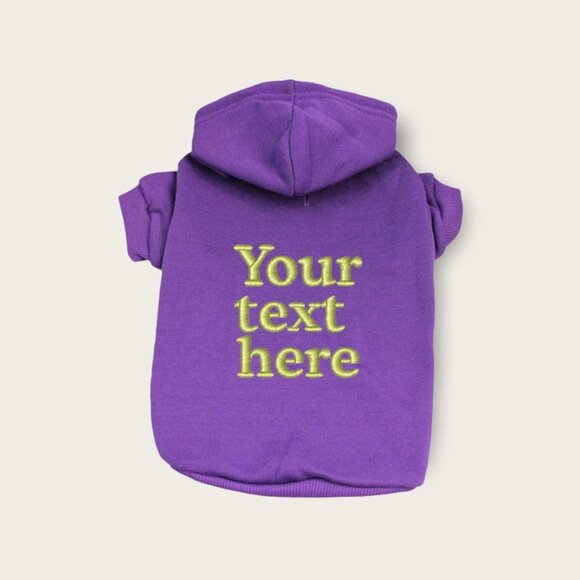 Custom YOUR TEXT Dog sweatshirt - Picture 2 of 9
